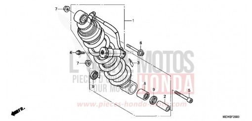 WIRE HARNESS CB600FAB de 2011